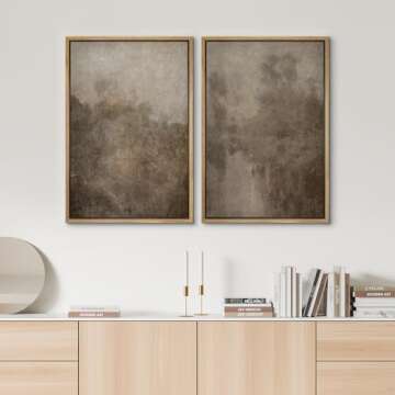 Vivid Coastal Landscape Framed Canvas Art for Gifting