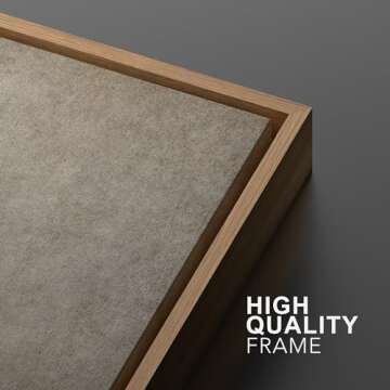 Vivid Coastal Landscape Framed Canvas Art for Gifting