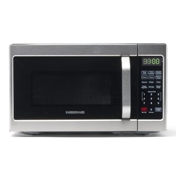 Farberware Countertop Microwave 700 Watts, 0.7 Cu. Ft. - Microwave Oven With LED Lighting and Child ...