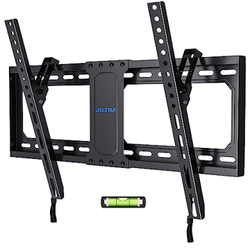 UL Listed Heavy Duty Tilting TV Wall Mount for 37-82 Inch Large TV, Slim Tilt TV Mount up to 24" Stu...