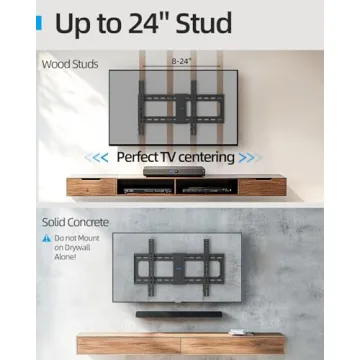 Heavy Duty Tilting TV Wall Mount for Large TVs