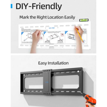 Heavy Duty Tilting TV Wall Mount for Large TVs