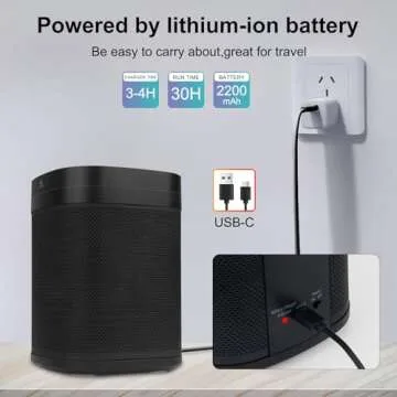 BIGMONAT 3-in-1 Bluetooth Speaker, 70 Soothing Sounds Sleep Machine, Type-C USB Rechargeable RGB Table Lamp,30-Hour Playtime, Wireless Sound Machine for Home/Party/Outdoor/Beach/Baby/Adults. (Black)