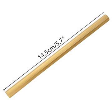 Cevinee Special Anti-roll Handmade Brass Pen, Solid Portable EDC Pocket Pen, Unique Polished Metal Sign Signature Pen Gel Pen, Christmas Gift Pen