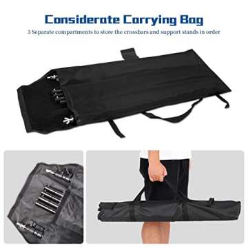 Kshioe Adjustable Backdrop Stand Kit for Photography