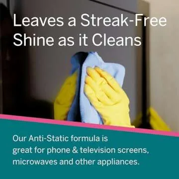 Black Swan Distributors - Blue Ribbon Plexi-Clean Acrylic and Plastic Cleaner (16 oz) & Non-Abrasive, Washable Microfiber Cleaning Cloth (15x15 in) - Household Surface Cleaner Kit