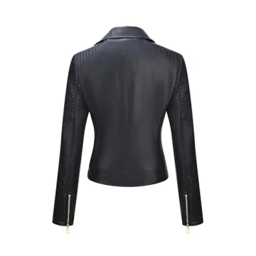 Stylish Bellivera Faux Leather Jacket for Women