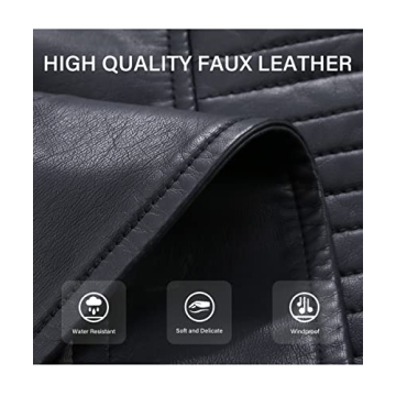 Stylish Bellivera Faux Leather Jacket for Women