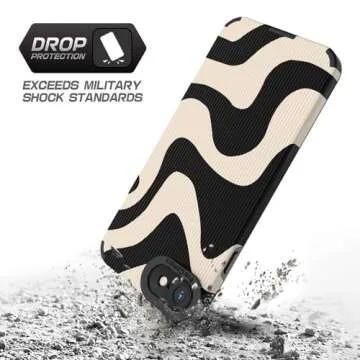 Cute Wave Pattern iPhone 8 & 7 Case - Stylish Protection