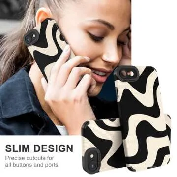 Cute Wave Pattern iPhone 8 & 7 Case - Stylish Protection