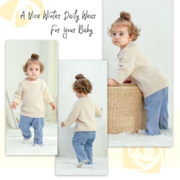 YOUNGER STAR Knit Sweater for Babies & Toddlers - Warm & Stylish!
