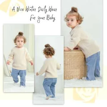 YOUNGER STAR Knit Sweater for Babies & Toddlers - Warm & Stylish!