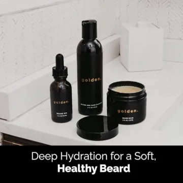 Golden Grooming Co. Everyday Beard Bundle for Men - Grooming Set