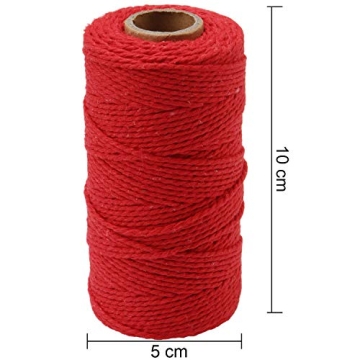Resinta Christmas Twine 3 Rolls Eco-Friendly Twine