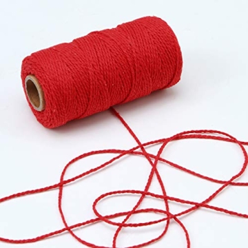 Resinta Christmas Twine 3 Rolls Eco-Friendly Twine