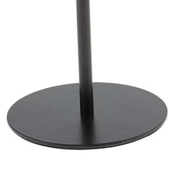 Llazsybz Adjustable Metal Hat Cap Holder Stand Display Drying Storage Rack, Black