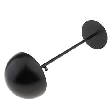 Llazsybz Adjustable Metal Hat Cap Holder Stand Display Drying Storage Rack, Black