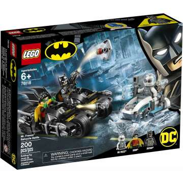 LEGO Batman Mr. Freeze Batcycle Battle 200-Piece Kit