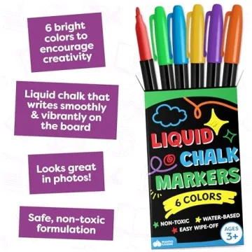 First Last Day School Sign with Liquid Chalk Markers 14x11