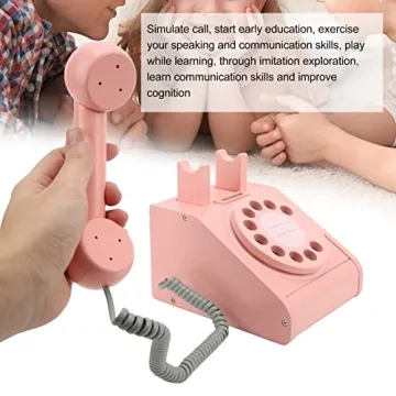 Educational Simulation Retro Dial Phone for Kids Learning
