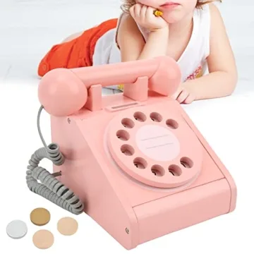 Educational Simulation Retro Dial Phone for Kids Learning