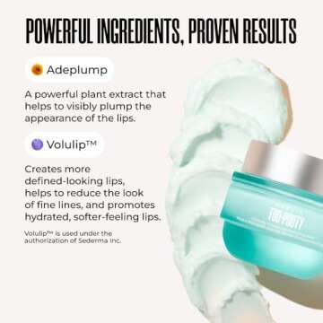 MAËLYS Cosmetics TOO-POUTY Clinically Proven Lip Plumping Mask - Helps Reduce The Appearance Of Fine Lines - Contains Adeplump to Plump The Look Of Lips