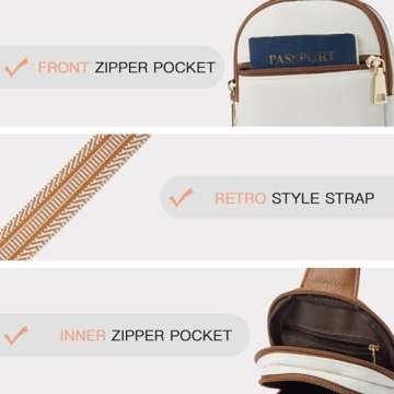 Telena Small Sling Bag for Women Vegan Leather Crossbody