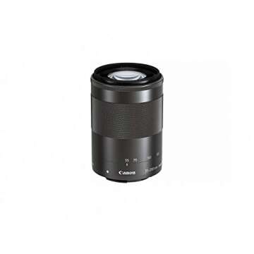 Canon EF-M 55-200mm f/4.5-6.3 Image Stabilization STM Lens (Black) (Renewed)
