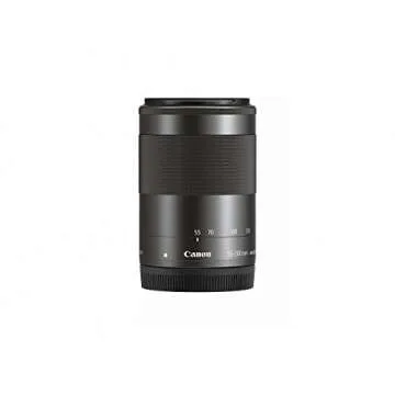 Canon EF-M 55-200mm f/4.5-6.3 Image Stabilization STM Lens (Black) (Renewed)