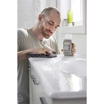 KOHLER K-23725-NA Cast Iron Cleaner, For Kitchen and Bathroom, 8 oz Bottle, Nonabrasive Cream-based Cleaner