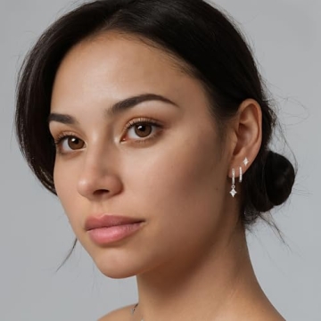 3 Pairs Sterling Silver Hoop Earrings - Elegant & Hypoallergenic