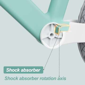 Umatoll Toddler Balance Bike for Age 2-5 - Lightweight & Safe