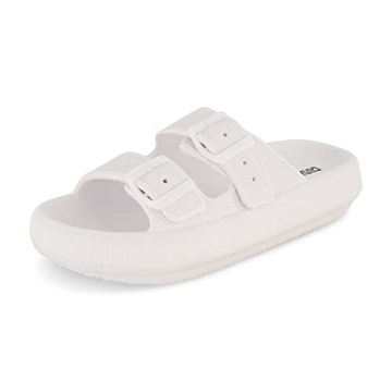Comfortable CUSHIONAIRE Women's Cloud Slide Sandals