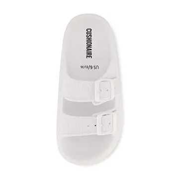 Comfortable CUSHIONAIRE Women's Cloud Slide Sandals