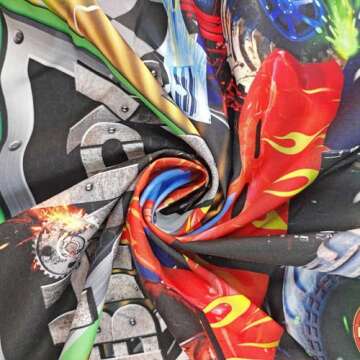 Newsely Truck Backdrop for Birthday and Photography Decor