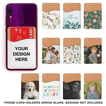 RYTOO Customizable PU Leather Phone Wallet for All Phones