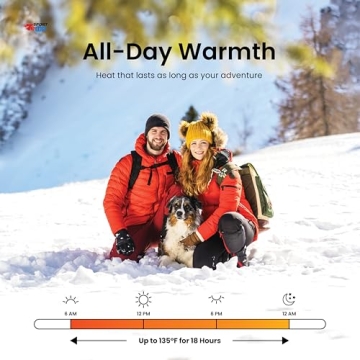 Large Hand & Body Warmers - 45 Count for 18 Hours Heat