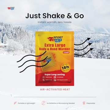 Large Hand & Body Warmers - 45 Count for 18 Hours Heat