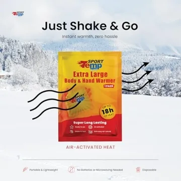 Large Hand & Body Warmers - 45 Count for 18 Hours Heat