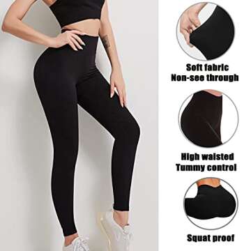 High Waisted Leggings for Women - Comfortable Style & Fit