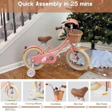 Glerc Little Molly Kids Bike for Toddlers Ages 2-4