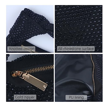 ELDA Rhinestone Evening Handbag Stylish for Parties