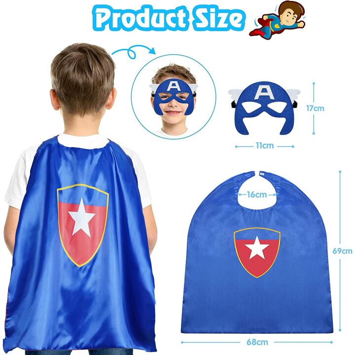 Superhero Capes for Boys 3-10 | Roko Toys