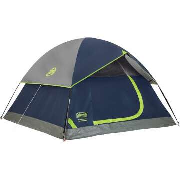 Coleman Sundome Tent for 2 to 6 People - Fast Setup