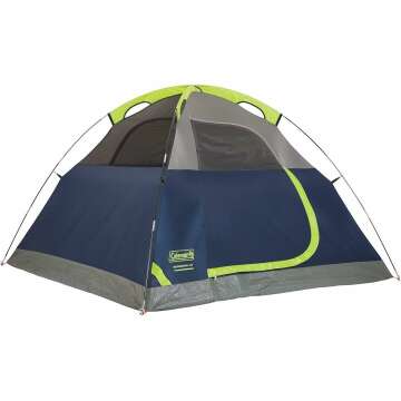 Coleman Sundome Tent for 2 to 6 People - Fast Setup