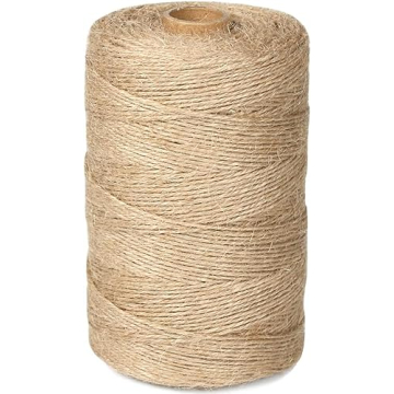 PerkHomy 1100 Feet Jute Twine String - Eco-Friendly Craft and Gardening Twine