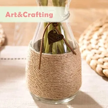 Versatile PerkHomy 1100 Feet Jute Twine for Crafts