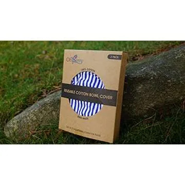 Organic Reusable Bowl Covers – Elastic Set of 3