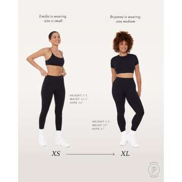 PAVOI ACTIVE High Waisted Buttery Soft Leggings Women | Pilates Yoga Pants Athletic Full Length Workout Leggings | LuxeCloud Black