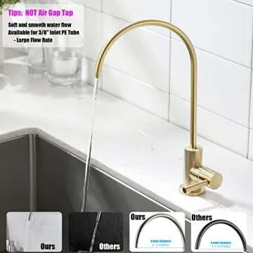Havin Gold Reverse Osmosis Kitchen Faucet for Elegant Dining